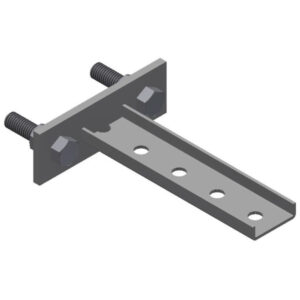 Steel Bracket – 4 Holes, 6-3/4″