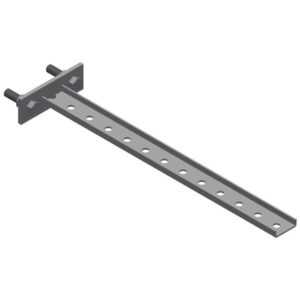 Steel Bracket – 12 Holes, 18-3/4″