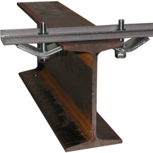 Steel Bracket – 14 Holes, 21″ with Mounting Clamps