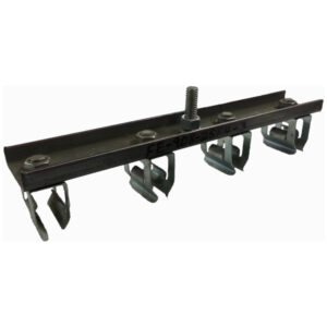 Steel Four Gang Hanger Assembly – Snap-In Type – 3.0″ Centers