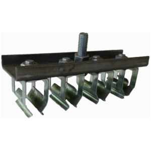 Steel Four Gang Hanger Assembly – Snap-In Type – 1.5″ Centers