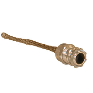 Wire Mesh Cord Grip with Connector and Bushing for (RP-1,2, & 3)