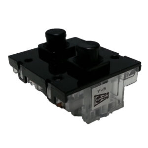 MOMENTARY ON/OFF SWITCH WITH RED AND GREEN BOOT