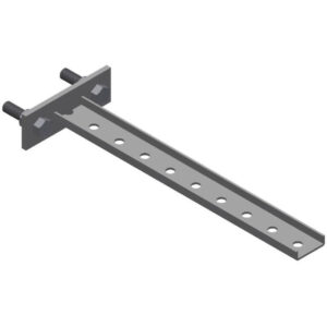 Steel Bracket – 9 Holes, 14-1/4″
