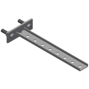 Steel Bracket – 8 Holes, 12-3/4″